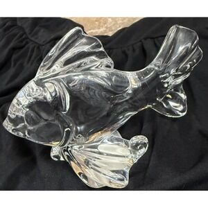 Vintage Princess House Pets Fish Figurine 24% Lead Crystal Made in  Germany
